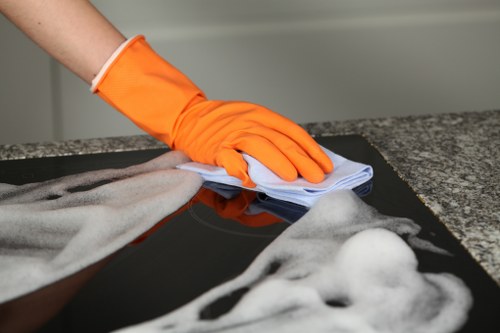 Reviewing a carpet cleaning complaint form and service notes