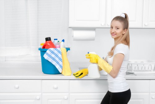 Brent Cross carpet cleaner assessing fibers for a tailored cleaning process
